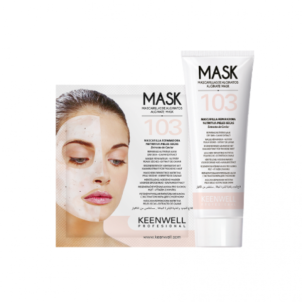 Mask 103 Mascarilla Reparadora Nutritiva Pieles Secas Extracto Caviar 9 Unid