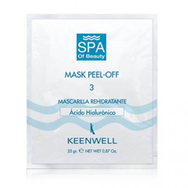MASK Peel-Off 3 Rehidratante Ácido Hialurónico 12 X 25 GR