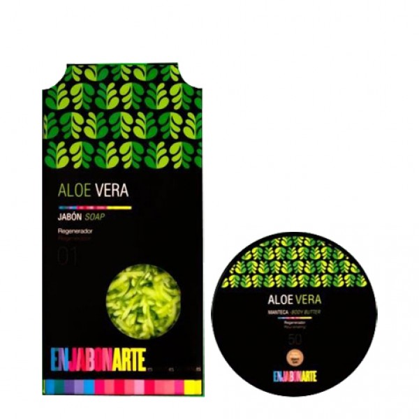 ENJABONARTE PACK MANTECA + JABON ALOE - UND