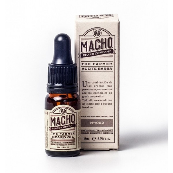 MACHO BEARD COMPANY ACEITE PARA BARBA NATURAL THE FARMER