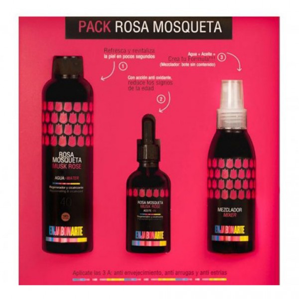 ENJABONARTE PACK ACEITE + AGUAS ROSA MOSQUETA - UND