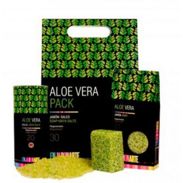 ENJABONARTE PACK JABON + SAL ALOE VERA - UND