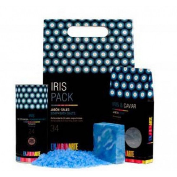 ENJABONARTE PACK JABON + SAL IRIS ESPUMOSA - UND